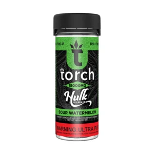 torch hulk sour watermelon 15000mg gummies