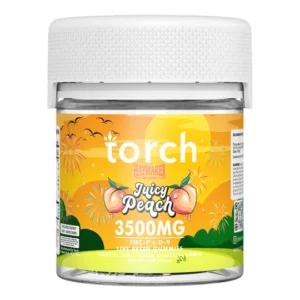 torch haymaker juicy peach gummies