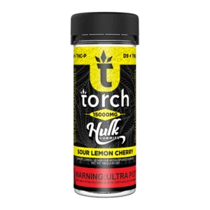 torch hulk sour lemon cherry 15000mg gummies