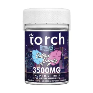 torch haymaker cotton candy gummies